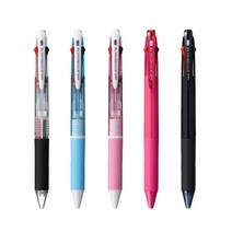 유니 uni 제트스트림 4색 유성 볼펜 0.7mm (SXE4-500-07), 제트4색 0.7mm (라이트블루)