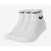 나이키 골프 트레이닝 운동양말 미드 하이 니 삭스 리틀키즈 쿠션 앵클 삭스(3켤레), XS (160-220)