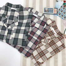 티데일리 밀키 크롭 체크 남방 여자 캐주얼 박스 반팔 셔츠 (3color)
