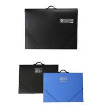 A1/A2 클리어화일 크리어화일 내지 20매 대형 서류 문서 보관, A2클리어화일(색상랜덤)