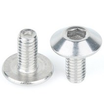 특수볼트M6 304 스테인레스 스틸 알렌 큰 우산 머리 나사 육각 버섯 소켓 볼트 긴 직경 12-30mm 15mm 10 개, 02 M6x16mm (13mm Head)