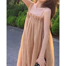 제이애니 주름 항아리 쉬폰 원피스