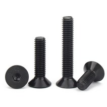타이어나사 볼트 캡 호환M1.6 M2 M2.5 M3 M4 M5 M6 M8 M10 육각 홀 붙이 평평한 머리 나사 탄소강 볼트 기, 09 M10 (2pcs)_09 16mm