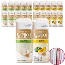 뉴케어 구수한맛 10팩+ 단호박맛 10팩 일반 환자 건강식 영양식, 200ml 20팩