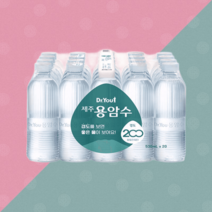 오리온 제주용암수 무라벨 530ml 60펫 물 생수 먹는 샘물 가정용 사무실