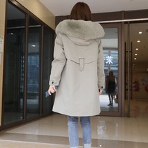 폭스 야상 패딩 퍼 여성 숏 후드 점퍼 라쿤퍼 털 모피