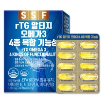 순수식품 rTG 알티지 오메가3 비타민D, 60캡슐, 1개