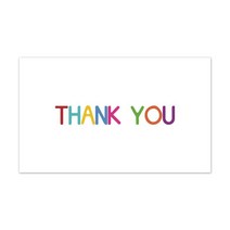 생일축하카드 팝업카드 메세지 세트100장 세트Thank You Cards 비즈니스 용품 주, 26 Q26
