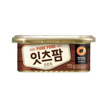 청정원 맛있는밑반찬 잇츠팜 통조림 햄 순돈육 추천 115g 자취 캠핑음식 간단한요리 간편식, 34개