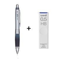 유니볼 알파겔 흔들이 샤프 M5-617 0.5 샤프 1개 + 샤프심 1개, M5-617 블랙(24) + 샤프심(0.5 HB)