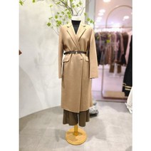 코인코즈 카라 벨트 모직 코트