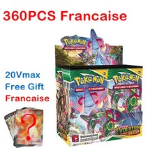 [포켓몬가오레] 포켓몬 TCG XY 진화 봉인 된 빛나는 운명 부스터 상자 영어 프랑스어 소장용 거래 Vmax 카드 게임 장난감, [08] 360 French CELESTE