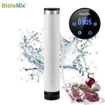 수비드머신 통돌이오븐 양갈비 수비드 스테이크 BioloMix-4 세대 스마트 와이파이 쿠커 ipx 7 방수 슈퍼 슬림 열 침수 순환기 앱 제어, 화이트 SV-9001_중국 | NOK