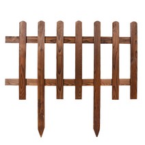 화단경계목 텃밭 말똑 통나무 안뜨 정원 펜스 울타리, 100×50×80 판 13 mm판 4.2 cm