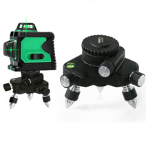 [오늘출발] 고정밀 수평 레벨기 360도회전 정밀미세조정베이스 레이저 계측기 측량기 베이스 수평계 수평기, 1개