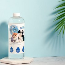 클로펫 1L 애견 강아지 고양이 배변 탈취제 대용량 리필용 무향 오줌냄새 제거제 살균소독수 살균소독제 코코브라운, 1개