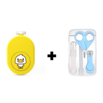 코코넨네 풀케어 유아용 손톱깎이 네일 트리머세트, 1set, 손톱깎기+네일 트리머(핑크)