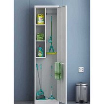 철제 청소 도구함 캐비닛 공장 비품 학교 건물 휴게소, 단일 도어 청소 캐비닛 1.0mm