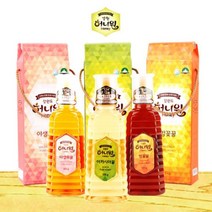 허니원 [허니원] 아카시아벌꿀500g+야생화벌꿀500g+밤꽃꿀500g/PET