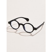 티타늄안경테 얼굴형에맞는안경 남자뿔테안경 작은 둥근 안티 블루 남성 여성 컴퓨터 고글 둥근 투명 브랜드 디자인 빈티지 프레임