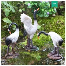 동양풍 야외 정원 수영장 장식 안뜰 가산 분수 흐르는 물 조경 동물 장 연못 수경 크레인, E