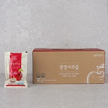 두레생협 국내산 100% 생생 사과즙 120mlX30팩 NFC 저온착즙 착즙 주스 쥬스