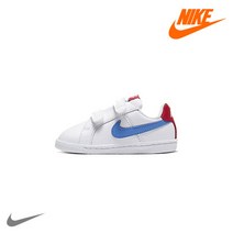 [나이키코리아 국내매장 정품] NIKE COURT ROYALE (TDV) 운동화 (베이비/키즈 코트로얄 TD) 흰빨파/화이트/빨강파랑 833537 109
