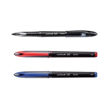유니볼 에어 UBA-188-M 0.3 0.5mm /1개입 수성볼펜 제트스트림 볼펜 유니 유니볼에어 수성펜 에어 유니볼, 레드