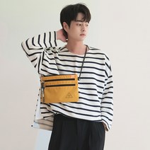 에이지그레이 베이직 오렌지 사코슈백 미니크로스 옆으로매는 작은 샤코슈 핸드폰가방 슬링백