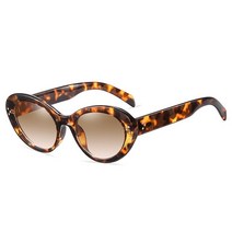 여성 편광 선글라스 손예진 레트로 타원형 고양이 눈 패션 디자인 빈티지 태양 안경 UV400 보호