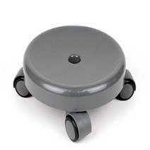 낮은 앉은 뱅이 이동 무빙 청소 의자 그레이, 기본