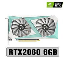 컴퓨터 사무실 구성 요소 비디오 카드 게임용 그래픽 카드 SHELI 51RISC GeForce RTX 2060 6GB GDDR6 PCIE16 RTX2060 6G, 없음, 1.RTX2060 6GB