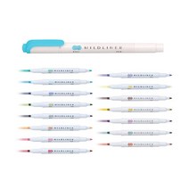 제브라 마일드라이너 형광펜 버밀리온(MVE), 3개