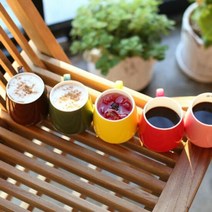 1300K 티앤엘 K2109HJ 오슬로카페머그 240ml 소 1p, 색상:옐로우, 단품