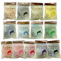 컬러클레이 지퍼 2p, 흰색, 500g