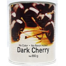 빙수용 다크체리통조림850g 베이킹토핑용 홈카페 파운드케이크