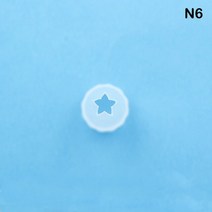 깍지 짤주머니 모양 팁 세트 플라스틱 과자 노즐 케이크 장식 도구 꽃 파이핑 크림 컵케익 팁 베이킹 액세, 한개옵션1, 06 N6