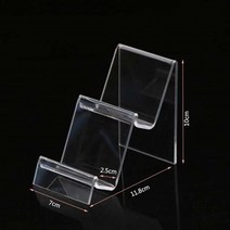 아크릴책꽂이 아크릴책장 전면책꽂이 투명책꽂이 아크릴 투명 디스플레이 선반 모바일 책 지갑 안경 랙 다층 플렉시 유리 스탠드 홀더, [01] A2