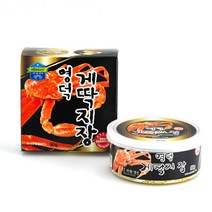 [SEAFOOD] 바다가득 영덕 게딱지장 90g*5캔, 1캔