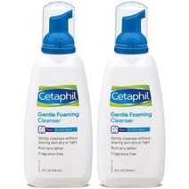 Cetaphil 세타필 젠틀 포밍 클렌저 클렌징폼 236ml 2개, 1개