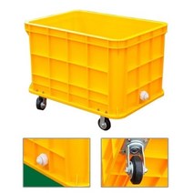 다용도 점보 대형 플라스틱 박스 사각 운반 상자 300L, ▶TRADE◀ 다용도 점보 대형 플라스틱 박스 사각 운, ▶TRADE◀ 300PC-우레탄바퀴