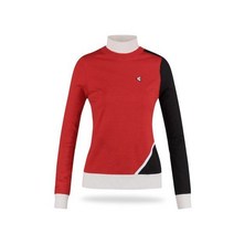 럭스골프 여성 배색 방풍 니트 풀오버 LB1W801W 318232