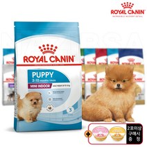 로얄캐닌 미니인도어퍼피 1.5kg(생후3개월~10개월까지/10kg미만소형견용), 2포이상구매시 데일리 미니캔 1개 증정, 24.04