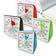 구글 타이머 일반형 무음형 뽀모도로 스터디 학습 타이머, 구글타이머 무음 레드