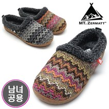 그래고 콜맨 바트 에스닉 퍼안감 남녀공용 겨울 캠핑화 커플 로퍼