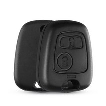 keyyou 교체 자동차 2 버튼 원격 제어 키 fob 케이스 쉘 toyota aygo 액세서리 푸조 시트로엥 va2 블레이드 로고 없음, 키 블레이드 없음