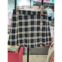 로엠걸즈 데일리 등원룩 걸그룹 속반바지 체크 스커트 열쇠고리 RGWH23S5C