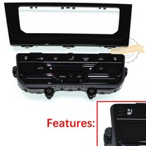 차량용 무시동 에어컨 화물차 창문형 굴삭기 LCD 터치 스크린 자동 패널 AC 컨디셔닝 스위치 VW Golf 7 mk7 mk7.5 7.5 R, 7.Without line suit 2