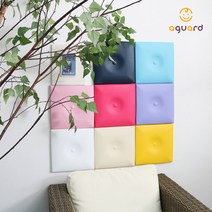 쿠션벽매트 (모서리보호 벽쿠션), 사각벽매트 네이비, 1개