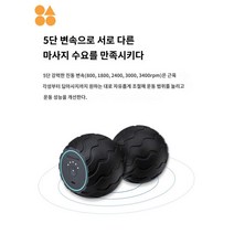 지압볼 진동 근육 소품 웨이브 전문 땅콩볼 듀오, Wave Duo